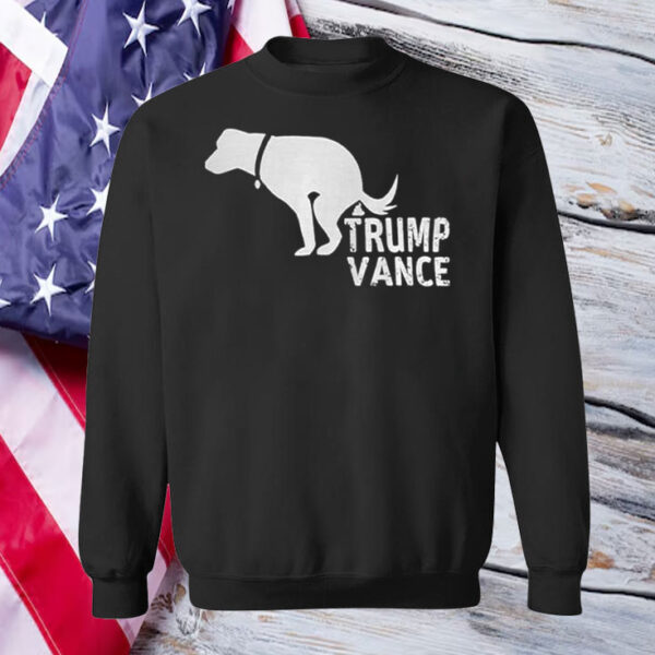 Even My Dog Hates Trump Vance ,Funny Anti Trump Vance Fuck Trump Vance T-Shirt