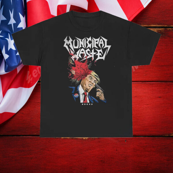 Municipal Waste Explain Why They Made a Shirt of Donald Trump Blowing His Brains Out