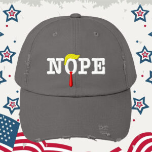 Nope, Anti-Trump Hat Cap