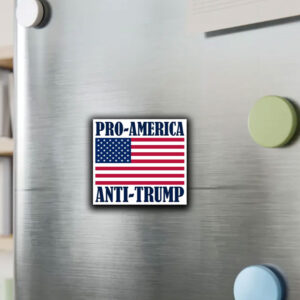 Pro-America Anti-Trump Sticker ,Car Magnet