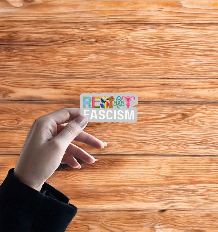 Resist Fascism Anti Trump Sticker